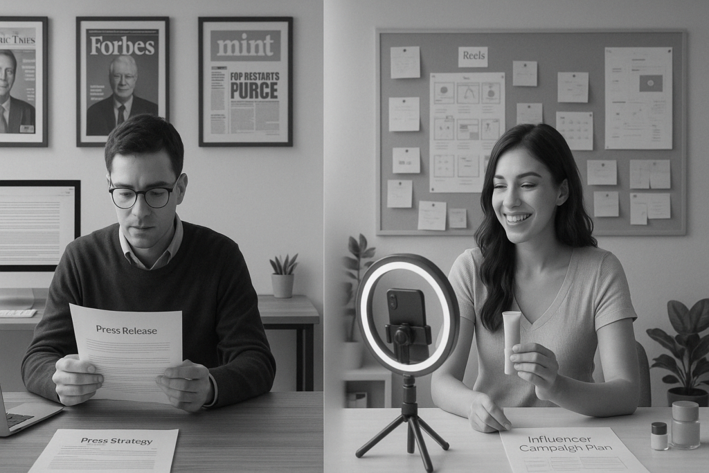 PR vs Influencer Marketing: Key Differences